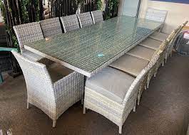 Desert 12 Seat Family Dining Set