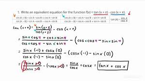 Determine Equivalent Equations Given