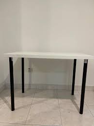Ikea Table Desk With White Tempered