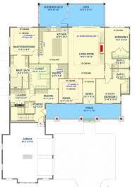 Traditional Lake House Plan With