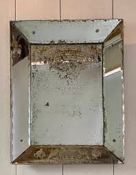 Antique Mercury Glass Mirror 19th