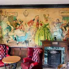 Morritt Arms Hotel Dickens Mural