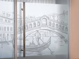 Custom Etched Glass Decals Decorative