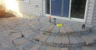 Proper Paver Steps For Bay Windows