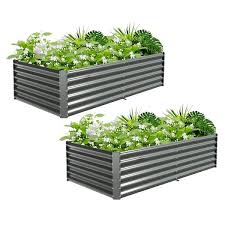 Outdoor Bottomless Raised Planter Boxes