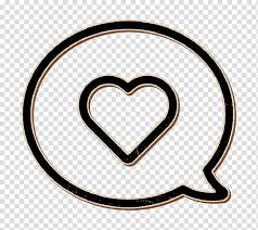 Sch Bubble Icon Heart Icon Interface