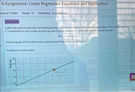 Linear Regression Equations