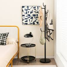 Metal Coat Rack Stand With 8 Sy