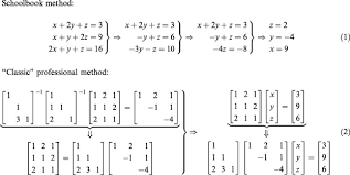 Gaussian Elimination