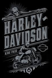 Poster Harley Davidson Ride Free