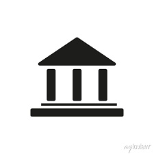 Simple Icon Of Library Building Museum