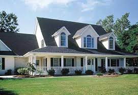 House Plans Full Front Porch 3 Dormers