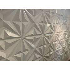 Art3dwallpanels 19 7 In X 19 7 In 32 Sq Ft White Pvc 3d Wall Panel Star Textured For Interior Wall Decor Pack Of 12 Tiles