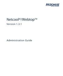 Netcool Webtop 1 3 1 Administration