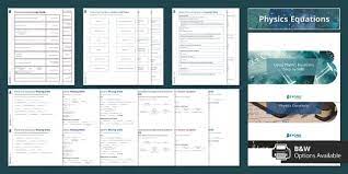 Gcse Physics Equations Revision Pack