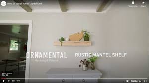 how to install a barn wood mantel the