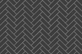 Black Herringbone Metro Tile Seamless