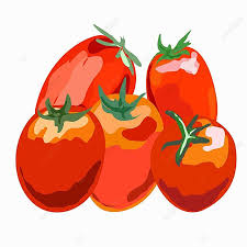Tomatoes With An Oval Shape In Red