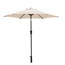 Push Up Patio Umbrella In Beige Wq 231