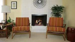 Chairs Next To Fireplace In Living Room