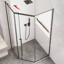 Diamond Folding Shower Screen Full