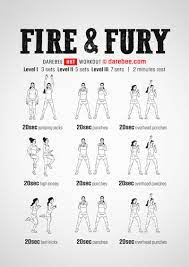 Darebee Com Images Workouts Fire And Fury Workout