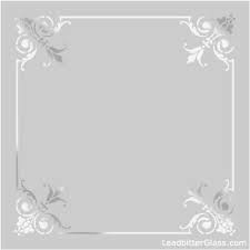 Etched Glass Corners And Border Designs