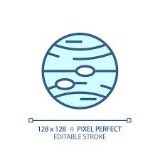 Jupiter Pixel Perfect Light Blue Icon