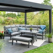 Barcelona Aluminium Modular Corner Sofa