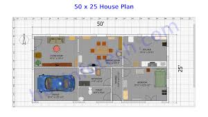 50 X 25 House Plans Drawing Free