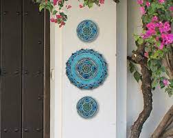 Outdoor Wall Art Mandala Garden Art