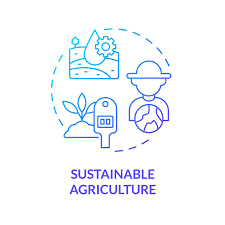 Sustainable Agriculture Blue Gradient
