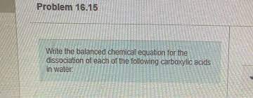 Balanced Chemical Equation Chegg