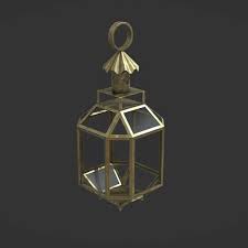 Metal Hanging Lantern 3d Model By