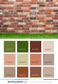 Brick Wall Color Palette Colors