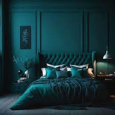 Stylish Modern Cosy Bedroom In Dark