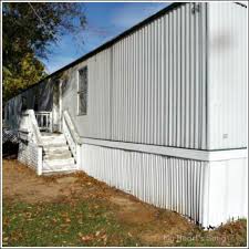 Mobile Home Exterior Before After