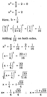 Quadratic Equations Exercise 4 3