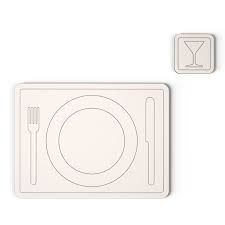 Icon Placemat And Coaster From Unto