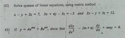 42 Solve System Of Linear Equations