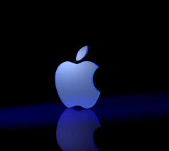 Dark Blue Apple Logo Apple Blue Icon