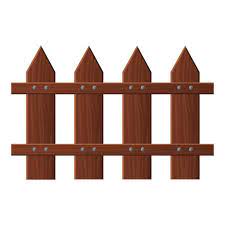 Garden Fence Icon Cartoon Style