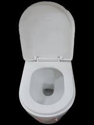 White Oval Shape Western Toilet Seat