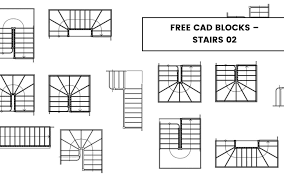 Free Stairs Cad Blocks