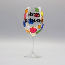 Personalized Birthday Wine Glass