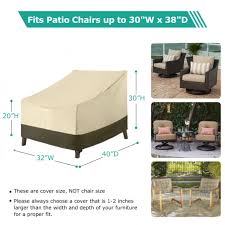 Sunpatio Patio Chair Covers 2 Pack 32w