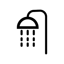 Simple Shower Icon Shower Room Sign