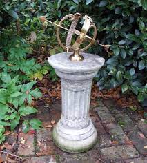 Classical Armillary Stone Garden Sundial