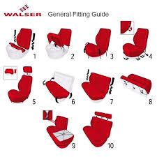 Rs Racing Car Seat Cover Red Black