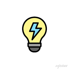 Idea Bulb Innovation Icon Simple